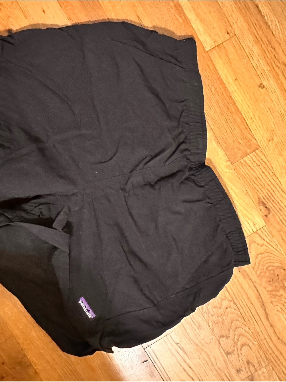 Patagonia Black baggies 4” inseam Athletic Shorts